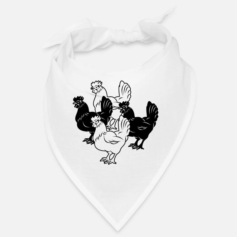 four chickens Bandana