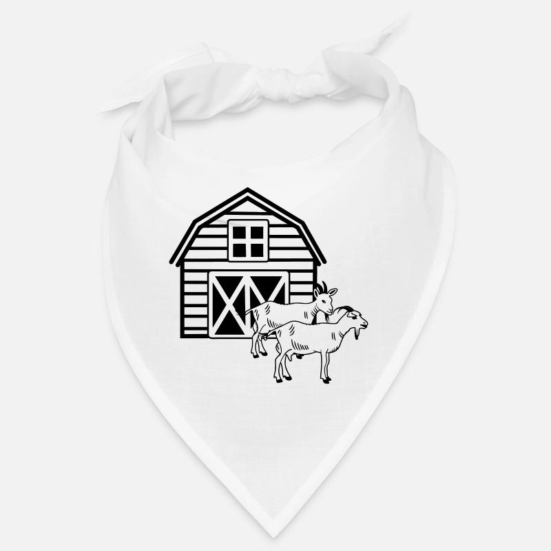 Élevage caprin deux chèvres Bandana