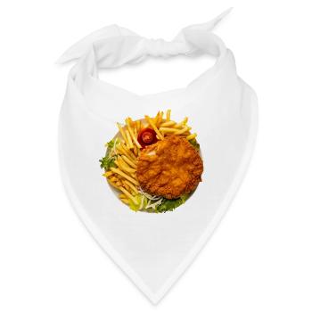 Ich esse nichts was Augen hat? - Bandana - Weiß - Vorne
