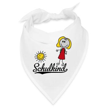 Schulkind - Bandana - Weiß - Vorne