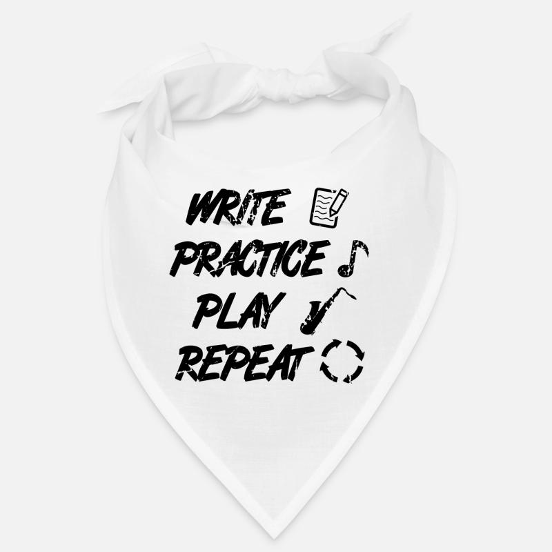 Writing, practicing, playing, repeating Bandana