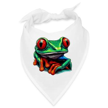 Rotäugiger Laubfrosch - Bandana - Weiß - Vorne