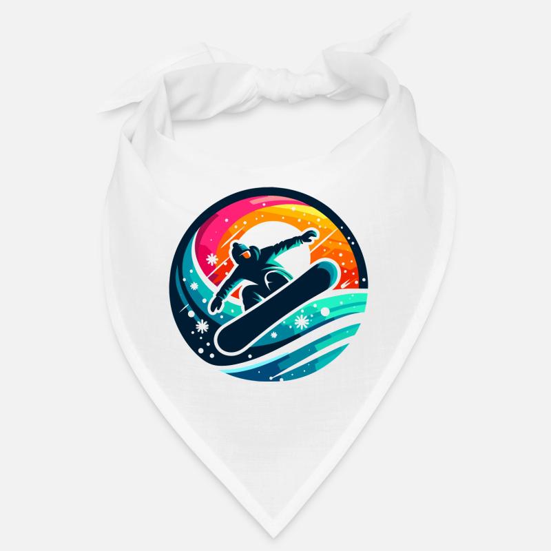 Snowboard - Vibrations of snowboard evolution Bandana