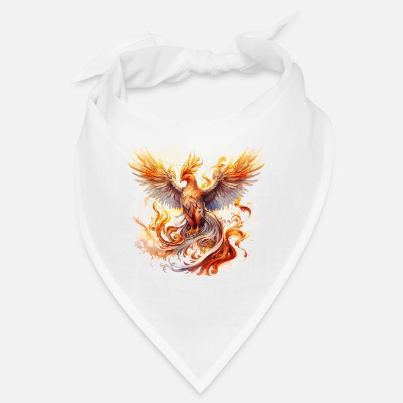 Phoenix, Phoenix, Fire, Flames, Bird, Mythology Bandana