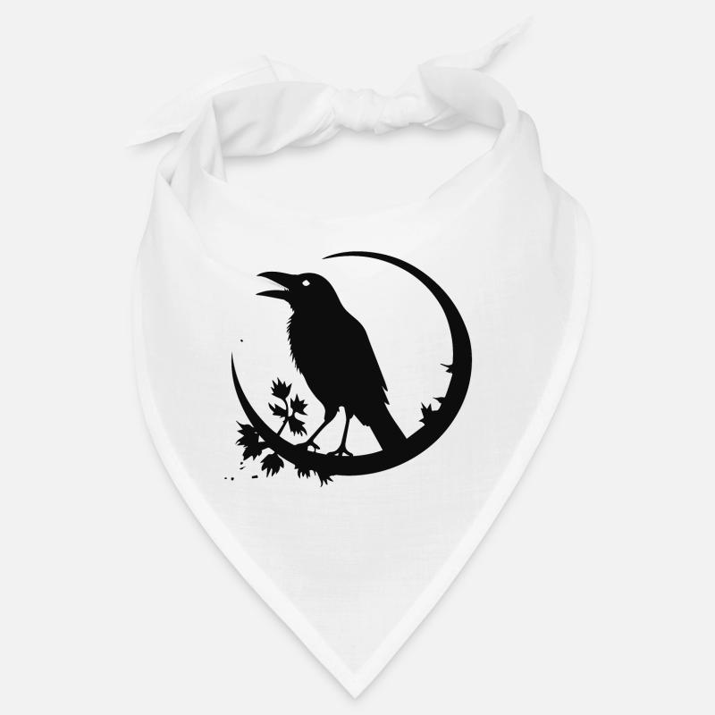 Corbeau dans la lune Bandana