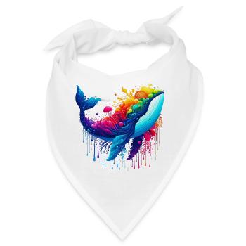 Wal - Bandana - Weiß - Vorne