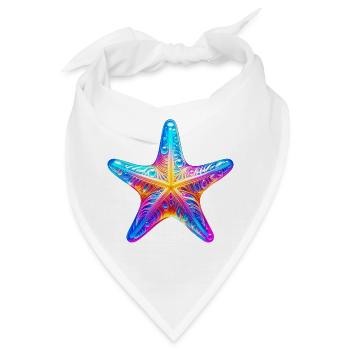 Seestern - Bandana - Weiß - Vorne