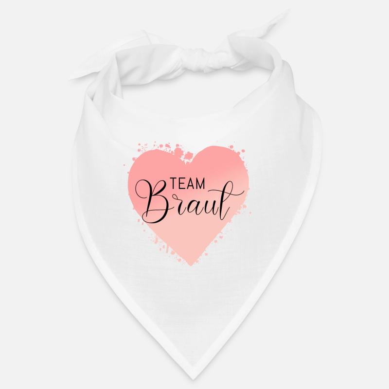 Team Braut-Herz! Personalisierbar Bandana