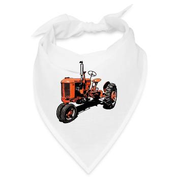 Case VAC Traktor - Bandana - Weiß - Vorne