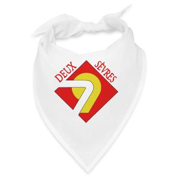 Deux-Sèvres - Bandana - Weiß - Vorne