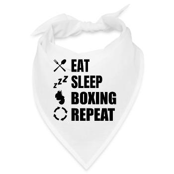 Boxen Routine - Bandana - Weiß - Vorne