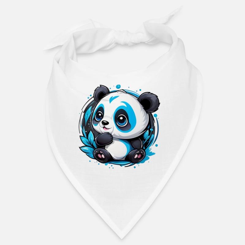Panda Bear Small and Cute Bandana