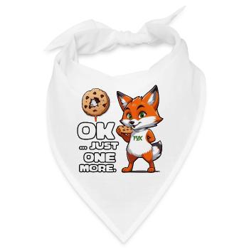 Foxy Cookie Quote - Bandana - Weiß - Vorne