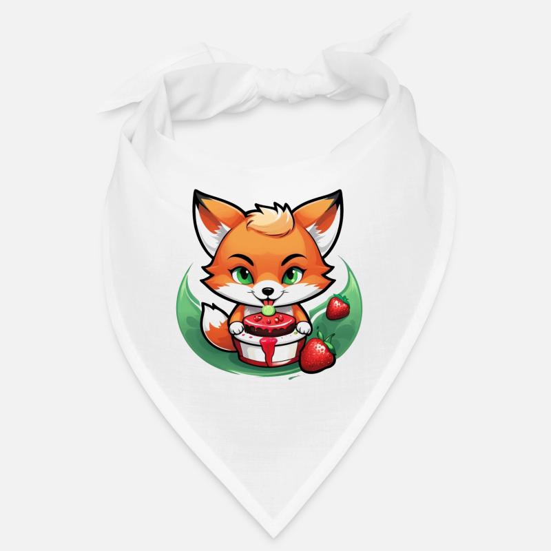 Foxy Strawberry Cake Bandana