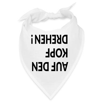 AUF DEN KOPF DREHEN - TRANSFORMATION - Bandana - Weiß - Vorne