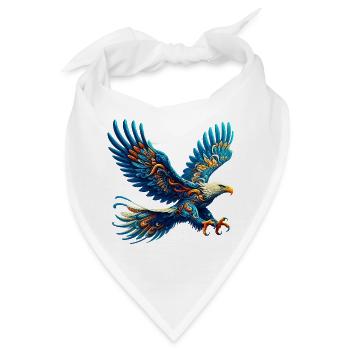 Adler - Bandana - Weiß - Vorne