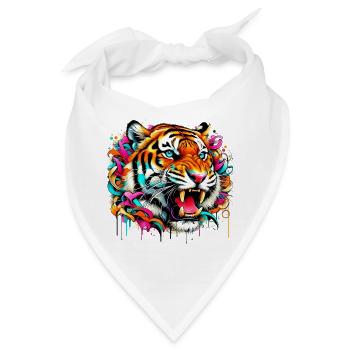 Tiger - Bandana - Weiß - Vorne