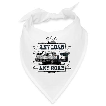 1263 2 JEDE STRASSE JEDE LADUNG - Bandana - Weiß - Vorne