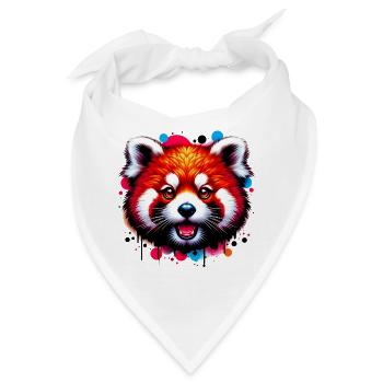 Kleiner Panda - Bandana - Weiß - Vorne
