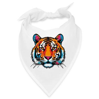Tiger - Bandana - Weiß - Vorne