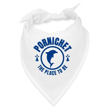Bretagne, Pornichet, Sommerferien - Bandana - Weiß - Vorne