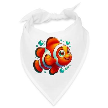 Clownfische - Bandana - Weiß - Vorne