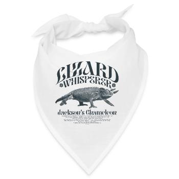 Jackson's Chamäleon Echsenflüsterer - Bandana - Weiß - Vorne