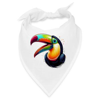 Tukan - Bandana - Weiß - Vorne