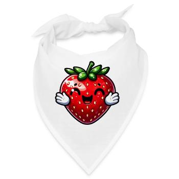 Erdbeeren Erdbeeren - Bandana - Weiß - Vorne