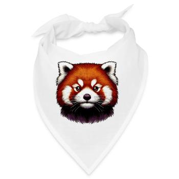 Kleiner Panda - Bandana - Weiß - Vorne