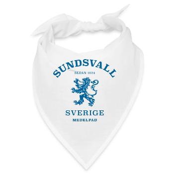 SUNDSVALL Sverige Schweden - Bandana - Weiß - Vorne