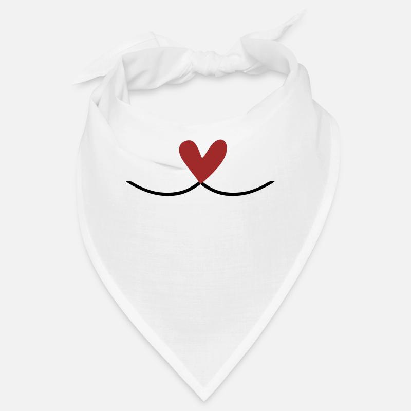 Heart Connection Line Bandana