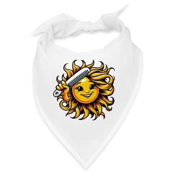 Sonne - Bandana - Weiß - Vorne