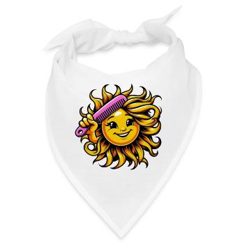 Sonne - Bandana - Weiß - Vorne
