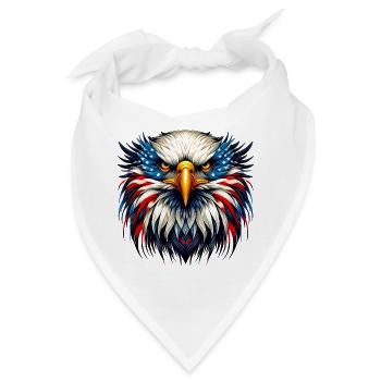 Adler - Bandana - Weiß - Vorne