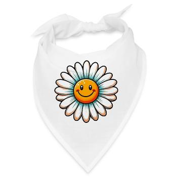 Gänseblümchen - Bandana - Weiß - Vorne