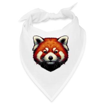 Kleiner Panda - Bandana - Weiß - Vorne