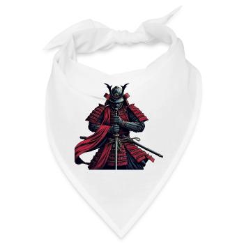 Bushido des Samurai-Kriegers - Bandana - Weiß - Vorne