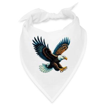 Adler - Bandana - Weiß - Vorne