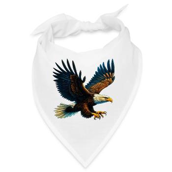Adler - Bandana - Weiß - Vorne