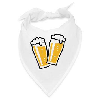 XDoppelter Willie (2) - Bandana - Weiß - Vorne