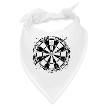 Dartscheibe - Bandana - Weiß - Vorne