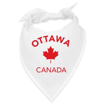 OTTAWA CANADA - Bandana - Weiß - Vorne