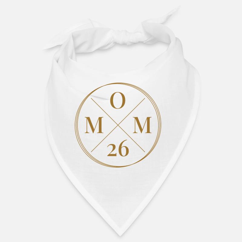 Mom 26 Baby Mutter Muttertag Geschenk Mama 2026 - Bandana - Weiß