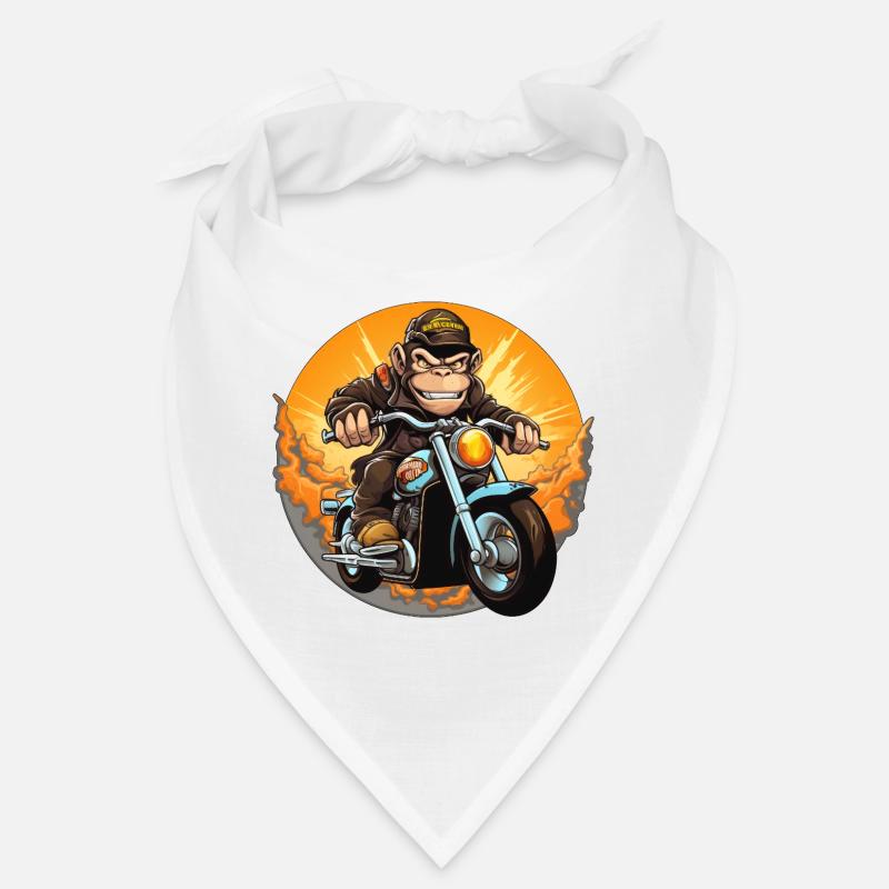 Affe Motorrad / Motorradfahrer Affen Bandana