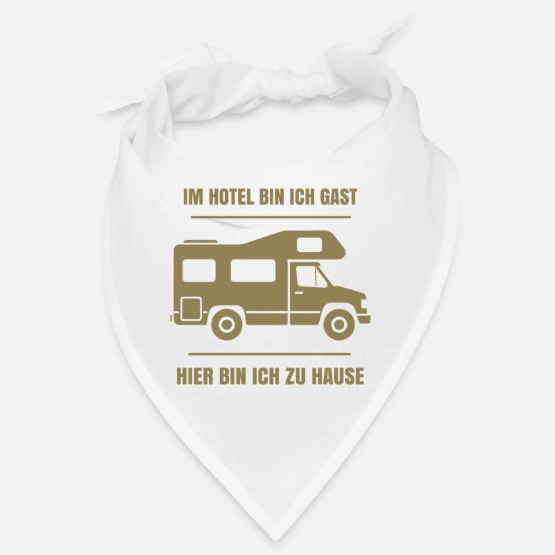 Cooler Dauercamper Spruch Wohnmobil Zuhause Bandana