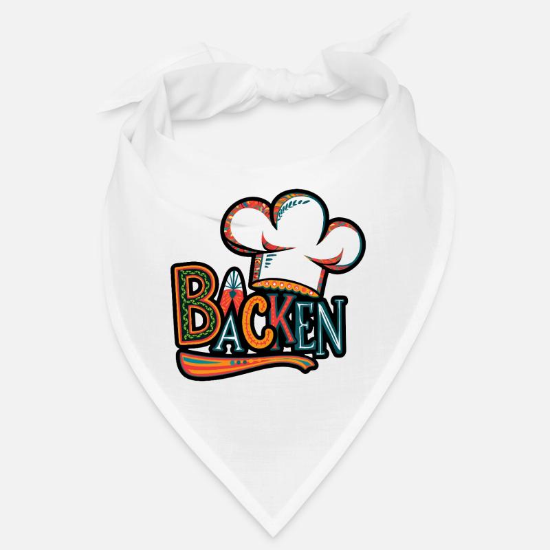 Baker chef hat illustration Bandana