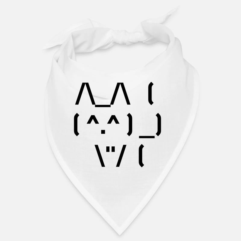 Chat mignon ASCII Bandana
