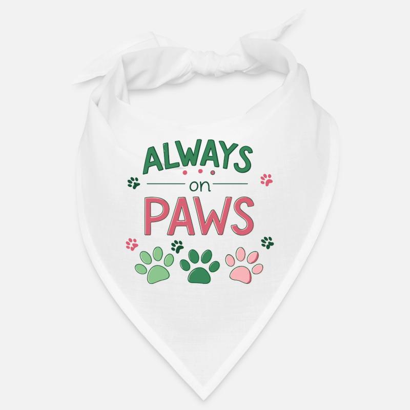Always on Paws Pastel Green Bandana