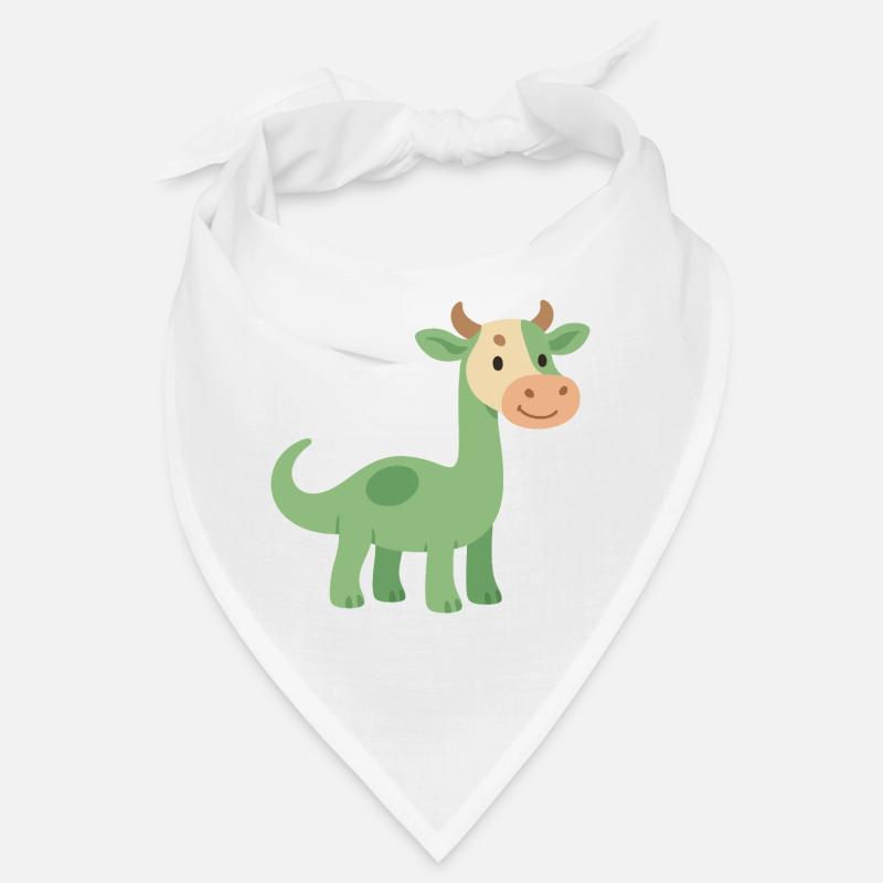 Dinosaur with cowhide head Bandana